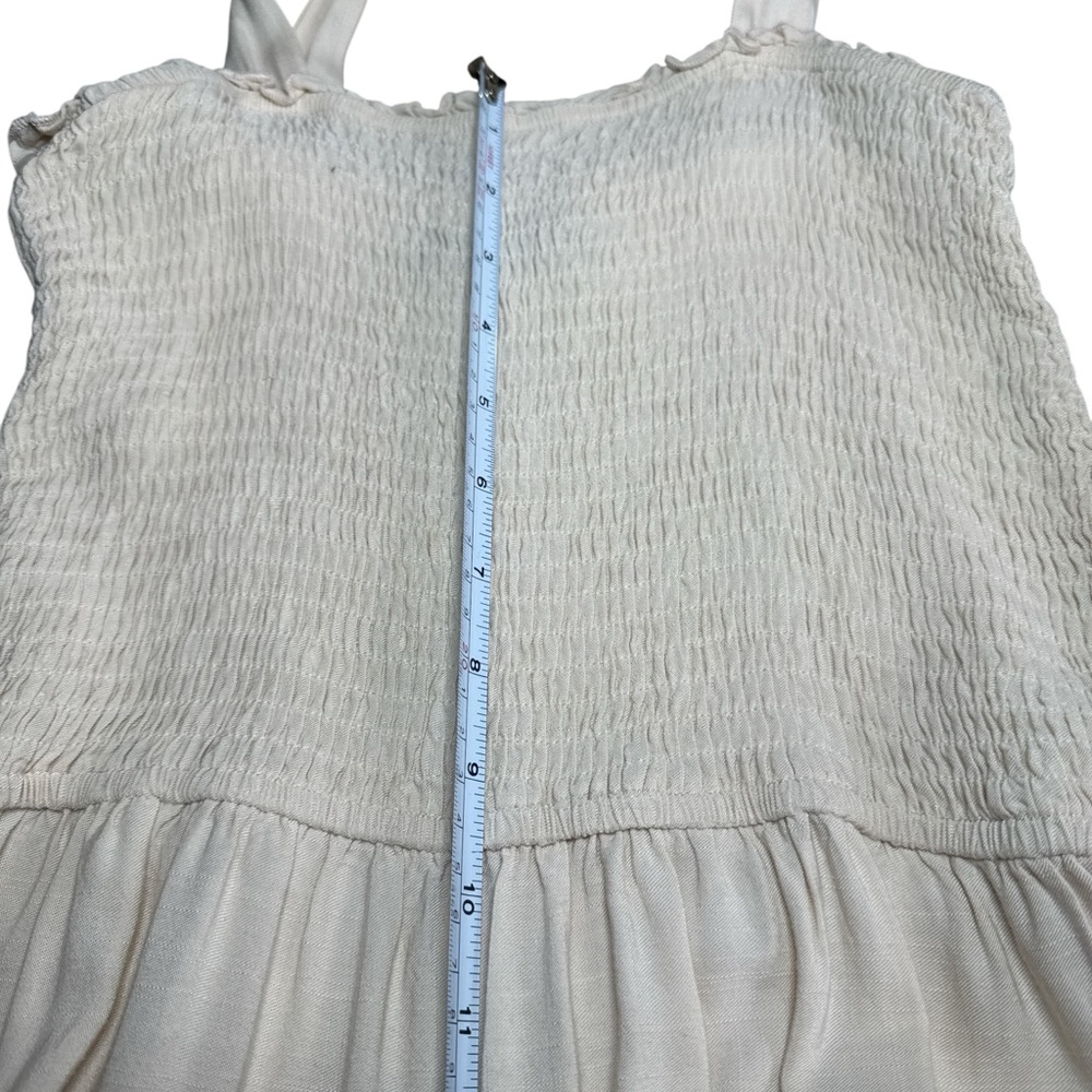 Cream Boho Tie Strap Maxi Dress - Picture 5 of 8